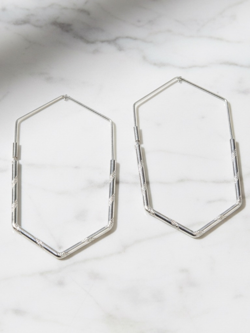 Womens Silver Gold Tone Lightweight Hoop Earrings